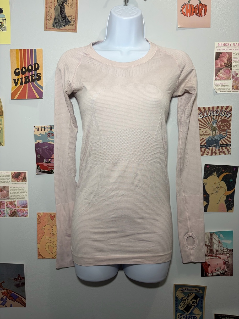 lululemon athletica Long Sleeve Crewneck Top - Blush